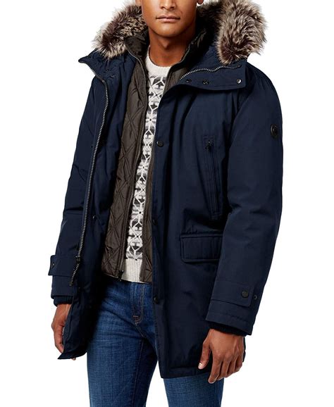 michael kors men's parka|Michael Kors parka men.